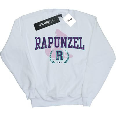 Disney Meisjes Prinses Rapunzel Collegiaal Sweatshirt (Wit)