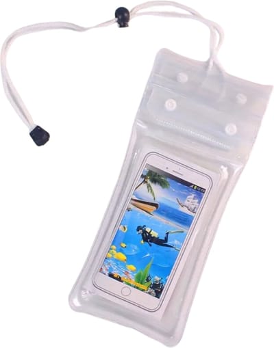 Bovista Waterdichte Telefoonhoesjes - Waterdicht Telefoonzakje - Waterproof Festival Opbergtasje - Documententasje - Waterbestendig - Wit