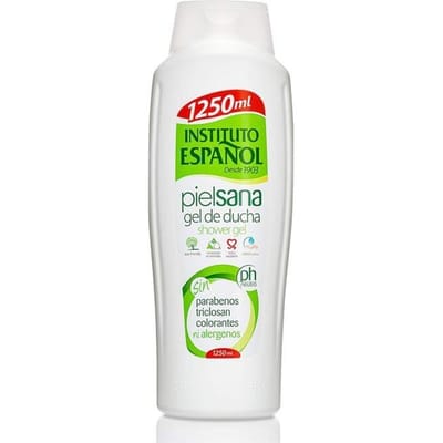 Douchegel - Instituto Español - GEZONDE HUID - 1250 ml - Gemengd - Volwassen wit