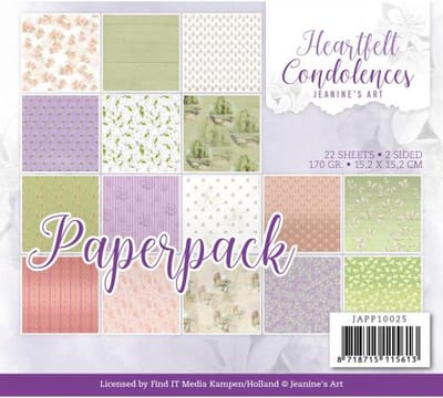 Paperpack - Jeanine's Art - Heartfelt Condolences