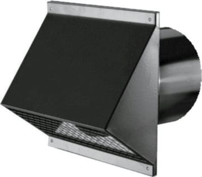 Wolf Wandkap DN180 kleur: zwart, voor CWL, 2575808