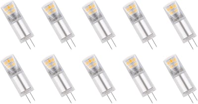 Spectrum LED Insteeklampje G4 2.5W - 12V - 270 Lumen - 3000K Warm wit - Gezellig licht - Energiezuinig - 10 stuks