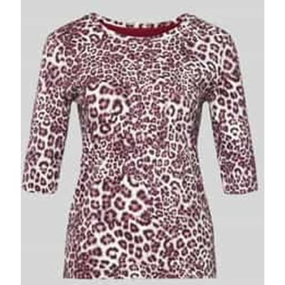 3/4-shirt met ronde hals