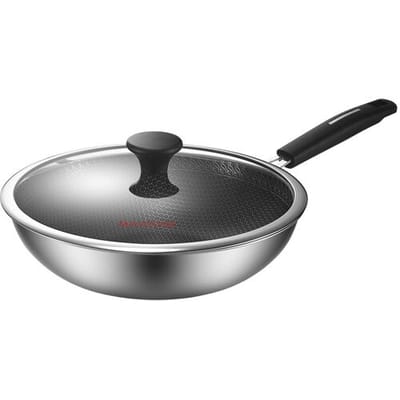 Maxcook Tri-Ply 304SS Anti-aanbak Wok 32cm MCC3889