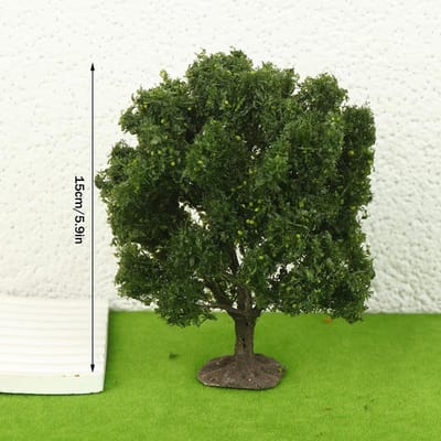 12/15cm Hoog Superieure Kwaliteit Draad Modelboom Micro Landschap Landschapsdecoratie Zandtafel Parklandschap DIY Stof