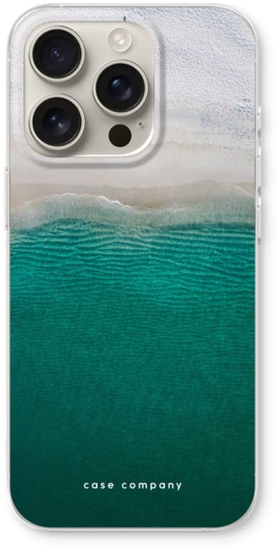 Case Company® - Hoesje geschikt voor iPhone 16 Pro hoesje - Stranded - Soft Cover Telefoonhoesje - Bescherming aan alle Kanten en Schermrand