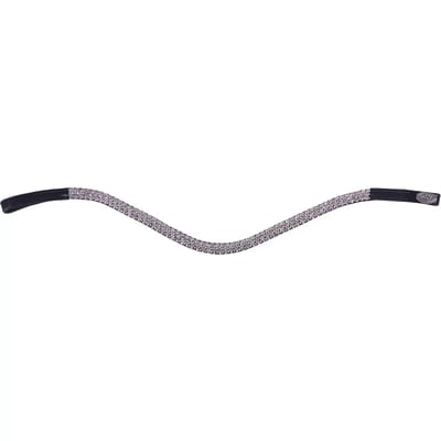 Qhp Frontriem Qhp Verbena Zwart-zilver