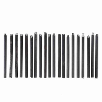 Dailygoods- Sieradenbeitel Duurzaam - Aambeeld Beitel - DIY Gereedschap - Handgesneden Sieraden - 20 Stuks - Hoogwaardig Materiaal - Goudsmid Gereedschap