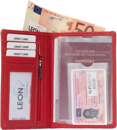 Paspoort Hoesje - Card Holder - Travel - Paspoorthouder - Travel Organizer - Reisportemonnee - Paspoorthoes - Travel Wallet - Paspoorthoezen - Reisdocumenten Organizer - Paspoort Tasje - Paspoort - Mapje - Paspoort Houder - Paspoort Cover - Cadeau