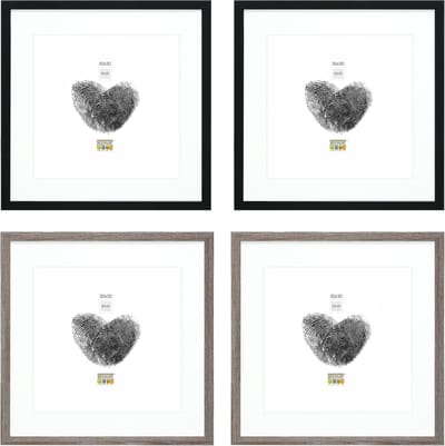 Deknudt Frames fotowand S66KMP 11 - 4 fotokaders - foto 20x20/30x30 cm