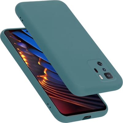 Cadorabo Hoesje geschikt voor Xiaomi POCO X3 GT in LIQUID GROEN - Beschermhoes gemaakt van flexibel TPU silicone Case Cover