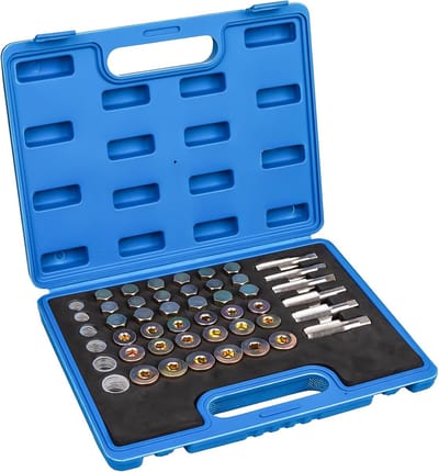 114 Delige Schroefdraad Reparatieset Olie Aftapplug M13 M15 M17 M20 M22