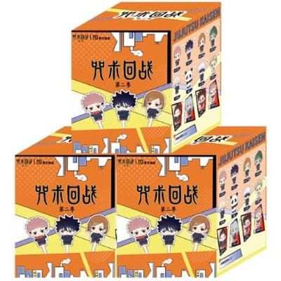 Jujutsu Kaisen Saison 2 Série Boîte Aveugle Figurines Anime Gojo Satoru Itadori Yuji Modèle d'Action Modèle PVC Jouet Décoration de Bureau gray