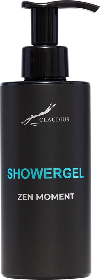 Showergel Zen Moment 300 ml - met pomp - zwarte fles - Douchegel