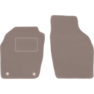 Beige voormatten voor: Opel Agila A hatchback (2000-2007)