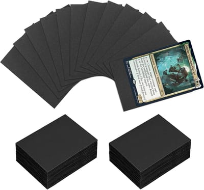 200 Stuks Kaartenhoezen - TCG Sleeves - Verzamelkaartenhoezen - Regular Toploader - Matzwarte Kaartsleeves - Standaard Sleeve - Hoge Helderheid - Kaartensleeves voor Trading Cards - Sportkaarten en Speelkaarten - 66 x 91 mm