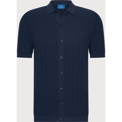BLUE INDUSTRY Polo Polo's & T-shirts Heren - Polo shirt - Donkerblauw - Maat XL