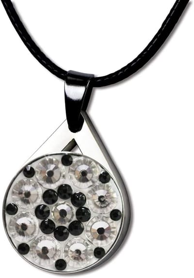 Kristallen Golfbal Shapers met Ketting voor Dames - Luxe en Stijlvol