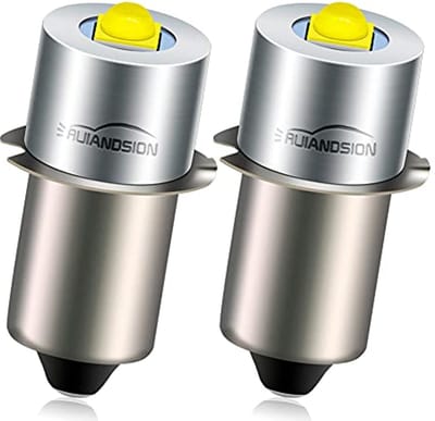 Upgrade LED Zaklamp Gloeilamp 6-24V P13.5S Vervanging