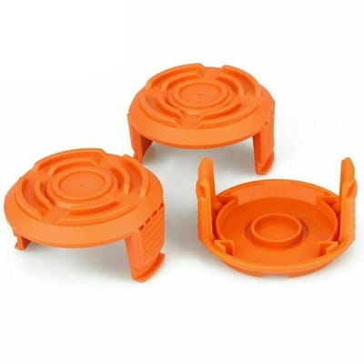 Spool Cap Cover - 3 stuks - Voor Worx 150 WG151 WG165 WG175 WG180 WG191 - Duurzaam kunststof - Eenvoudig te installeren - Trillingsarm ontwerp - Gazononderhoud en vervangingsonderdelen - Zwart