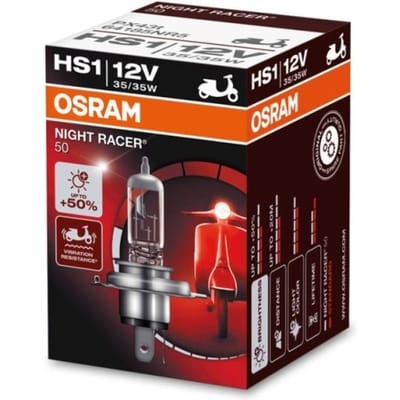 Ams-Osram Lamp Halogeen OSRAM HS1 Night Racer 50% Moto 12V, 35W