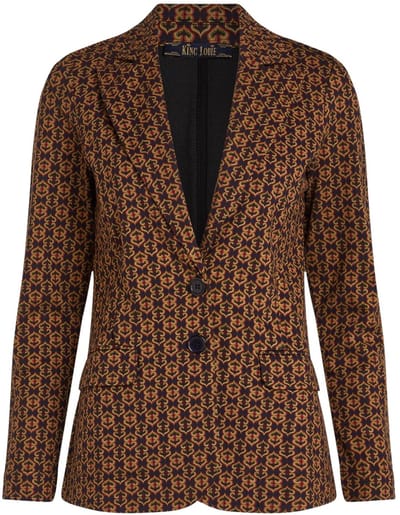 Store_8 - Damesblazer - Elegante blazer - Getailleerde pasvorm - Duurzaam materiaal - Tijdloze stijl - Geschikt voor elke gelegenheid - Ruitpatroon