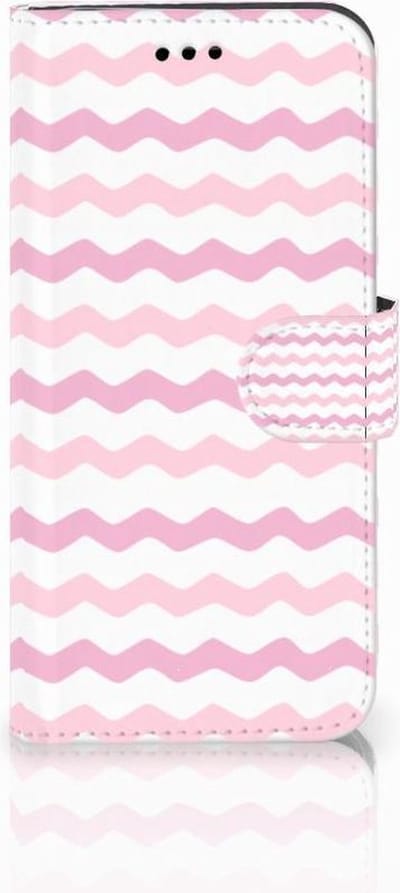 Huawei P10 Lite Telefoon Hoesje Waves Roze