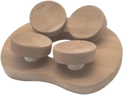 Ergonomisch Sauna Kussen Hoofdsteun - Perfecte Ondersteuning voor Optimaal Comfort Red Cedar