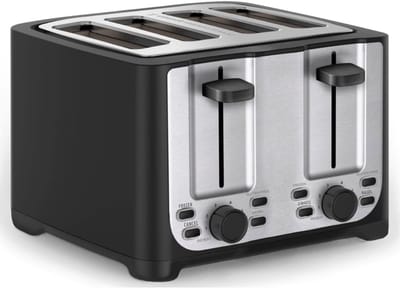 RVV® Tosti apparaat broodrooster - Tosti apparaat - Tosti broodrooster - Zwart - ‎27cm x 12cm x 19cm