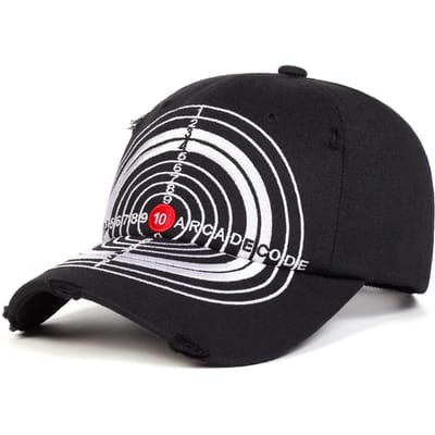 Unisex Bullseye Borduur Baseballpetten Lente en Herfst Buiten Verstelbaar Casual Petten Zonbescherming Pet Sportpet gray