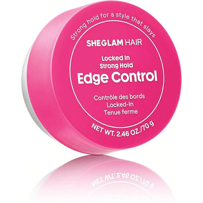 Sterke fixatie van de randen, wax Sterke fixatie, niet-vette haarstylinggel, geen schilfering, geen bleek- en waterbestendig mier, lekkere cranberrygeur, verrijkt met ricinusolie, jojoba-olie en camelliazaadolie voor de strijd tegen kroezen en vliegen, verbetert de glans en langdurige hydratatie voor alle haartypes Zwembaddagen Actieve dagen onderweg Geschenk Roze Make-up Strand Festivals Haarverzorging Vakantie Zomer Haaraccessoires Terug naar school Reis