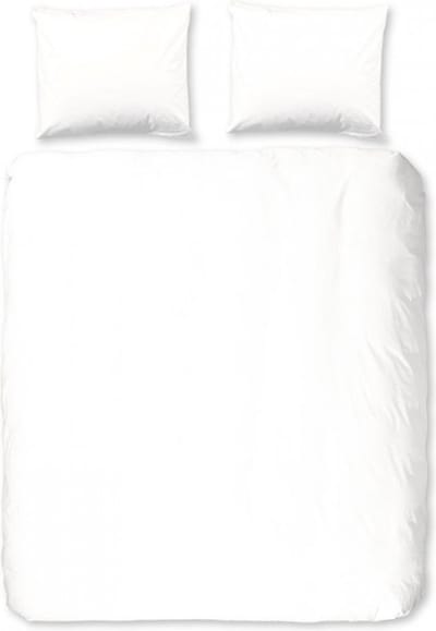Zavelo Flanellette Effen Dekbedovertrek Wit - 1-persoons (140 x 200/220 cm) - Heerlijk Warm en Zacht - 100% katoen - Hoogwaardige kwaliteit
