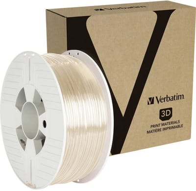 Verbatim 55059 55059 Filament PETG Slagvast, Flexibel 2.85 mm 1 kg Transparant 1 stuk(s)
