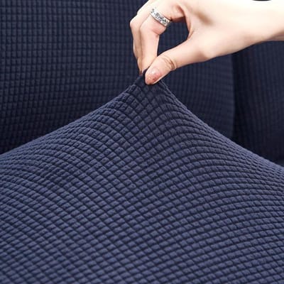 Zachte pluche hoekbank kussenhoes bankzitting rugleuning matrasbeschermer hoes elastische hoes voor chaise longue 1pc enlarge size-5 Vloot