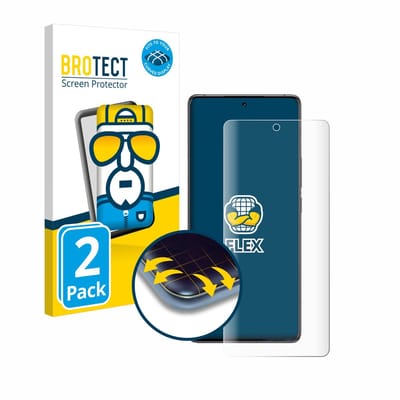 BROTECT - Screenprotector voor Vivo iQOO 12 Pro - Folie Beschermfolie transparant volledig dekking - 2 Stuks