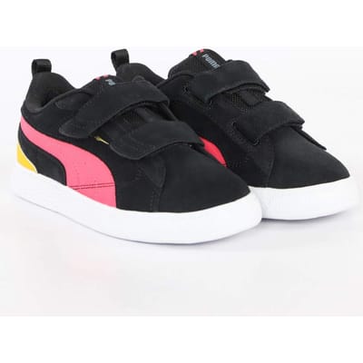 Puma meisjessneakers van suède met blokpatroon LF V PS
