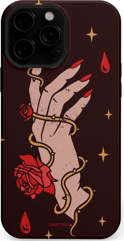 Casetastic Hoesje Geschikt voor Apple iPhone 13 Pro Max Magsafe - Stijlvolle Beschermende Duo-layer Case - Hartslag van tijd