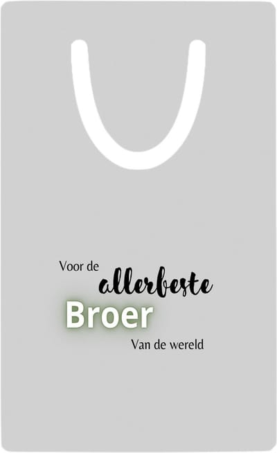 Hacebo® - voor de allerbeste broer van de wereld metalen boekenlegger- Broer - de beste broer - verjaardagscadeau - verjaardag - cadeau - cadeautje voor broer - broer artikelen - kado - geschenk - gift Bladwijzer boekenleggers - 7.6 cm x 5cm