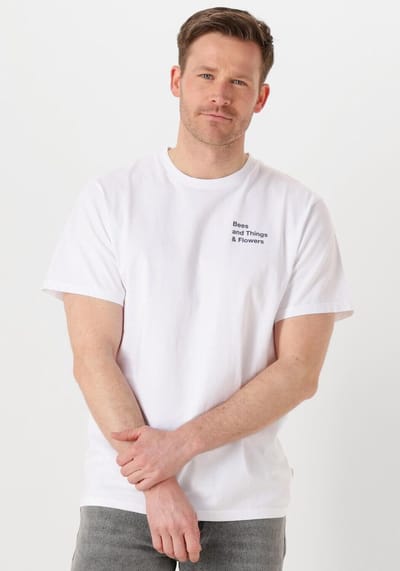 Forét Farm T-shirt Polo's & T-shirts Heren - Wit - Maat XXL