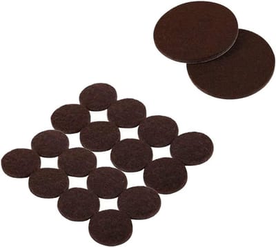 Zelfklevende Ronde Viltglijders voor Meubels en Vloeren 2 Inch 16 Stuks