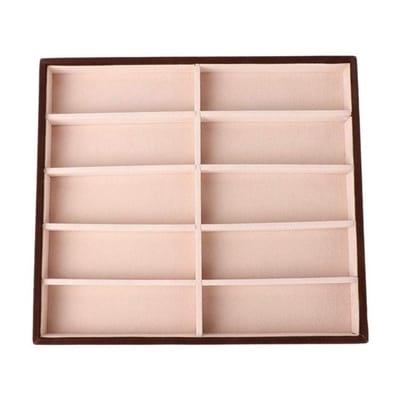 Allecto - Bril Display Box - Zonnebril Organizer - 10 Vakken - Modern