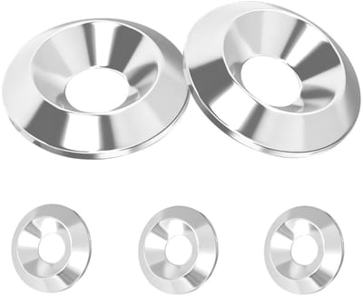 Set van 5 RVS Wasringen M10 x 30 mm Verzonken Schijven Decoratieve Schijven voor Verzonken Schroeven en Bevestigingsmaterialen