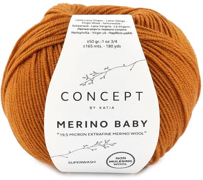 Katia Concept Merino Baby - 83 koperoranje - Wol Garen