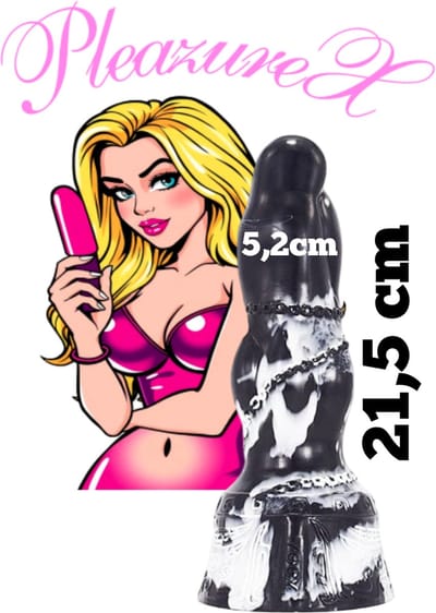 PleazureX - Sextoys Series - Fantasy dildo - Alien dildo - draken dildo - centimeters genot 21,5 x 5,2 cm