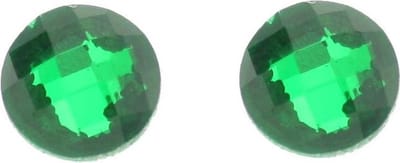 Behave - Oorstekers dames - Groen kristal detail - Everyday sparkle look