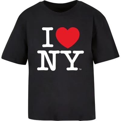 Dames-T-shirt Merchcode I Love NY