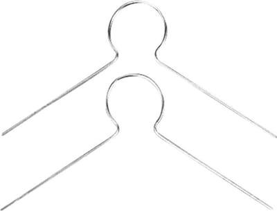 Rayher Hobby Kerstbalhaakjes - 25x stuks - zilver - ophanghaakjes - kerstboomhaakjes