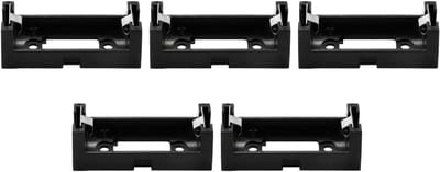 Batterijhouders CR123A - 5 Stuks Houder - PCB Circuit - 2-Pins Connector - 43 cm - Zwart