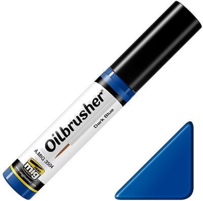 AMMO by Mig Jimenez Hobbyverf Enamel verf - MIG 3504 Oilbrusher Dark Blue Oilbrusher(s) - 10 ml