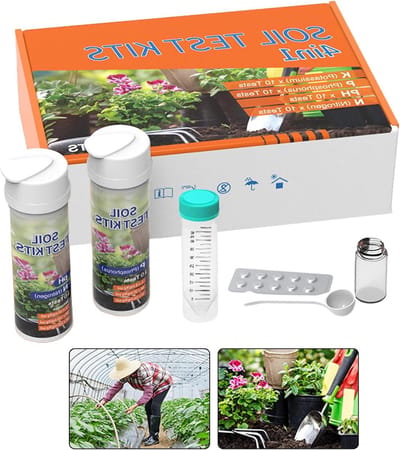 Bodemtest Kit - Nutriëntentester Tuin - Planten Verzorgen - 4-in-1 Analyse - 10 Tests per parameter - Niet gespecificeerd